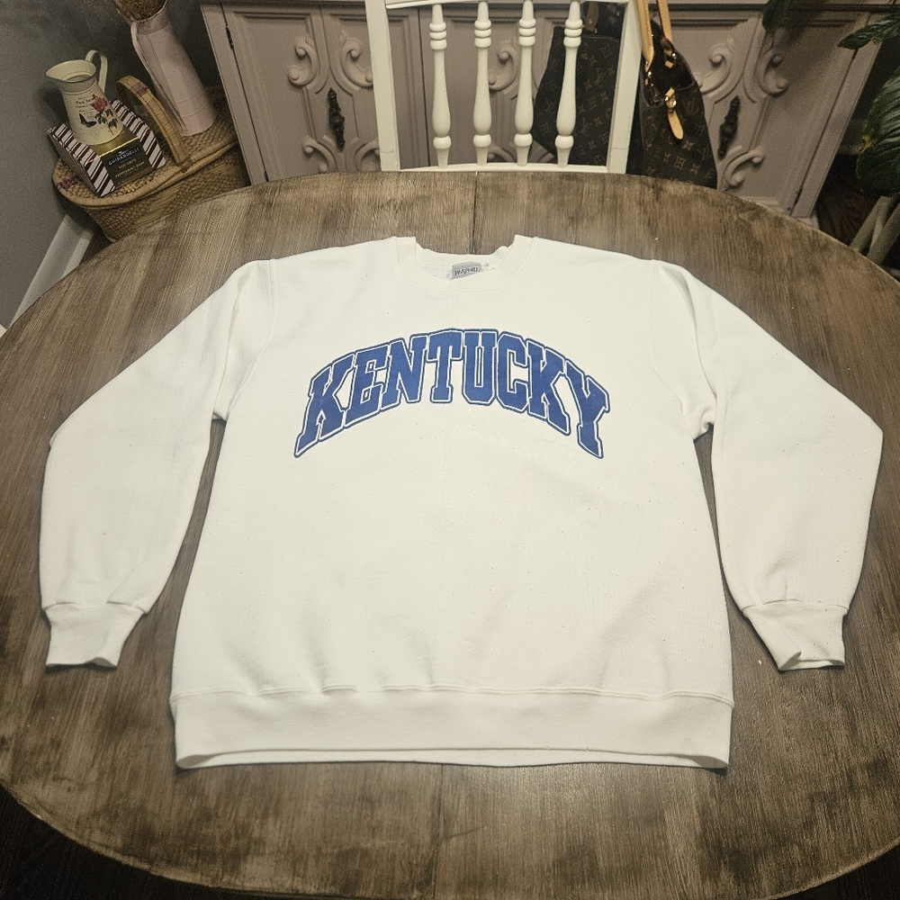 Vintage White Kentucky Men's Sweatshirt